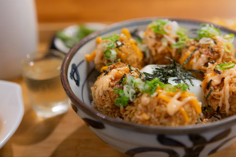 Arancini rice balls starter from Pizza luce